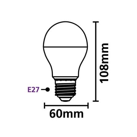 หลอด LED SYLVANIA BASIC PLUS 8 วัตต์ DAYLIGHT E27_3