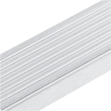 จมูกบันไดอะลูมิเนียม DP 5ซม. 2.5ม. สีเงินปัดลาย_1