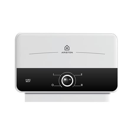 เครื่องทำน้ำร้อน ARISTON AURES ME 6000 วัตต์ สีขาว/ดำ