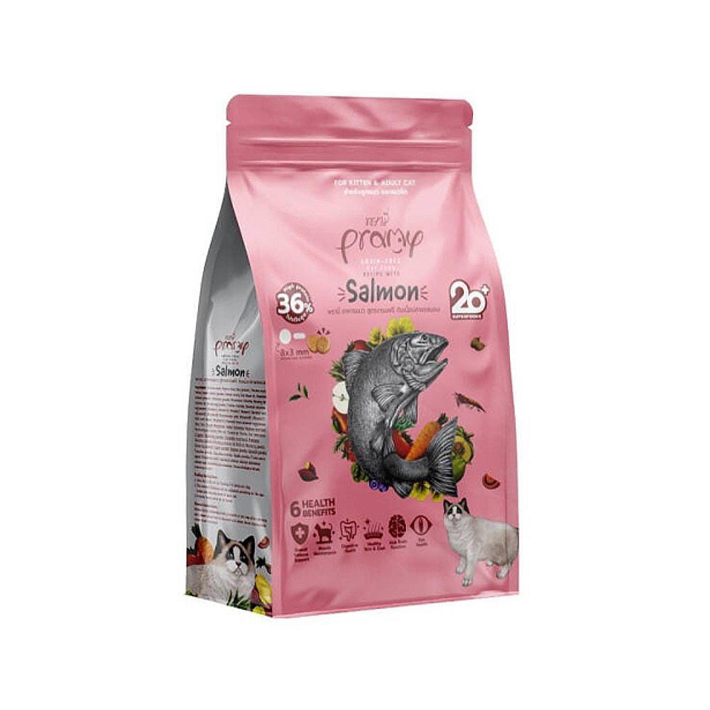 อาหารแมว PRAMY GRAIN FREE SALMON RECIPE 1.2 กก.