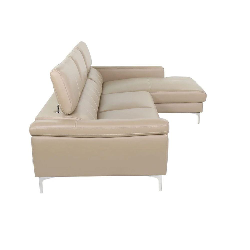 โซฟาเข้ามุมขวา SB FURNITURE GEEZER สีน้ำตาลอ่อน