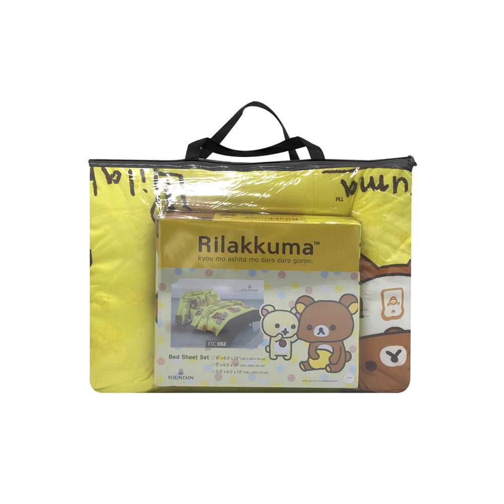 ชุดผ้าปูที่นอน 6 ฟุต 6 ชิ้น FOUNTAIN R.KUMA 70209-FTC092