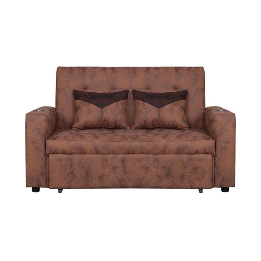 โซฟาเบด AS FURNITURE CHARLOTTE LBWU12 PU สีน้ำตาลอ่อน