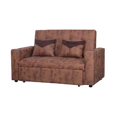 โซฟาเบด AS FURNITURE CHARLOTTE LBWU12 PU สีน้ำตาลอ่อน_0