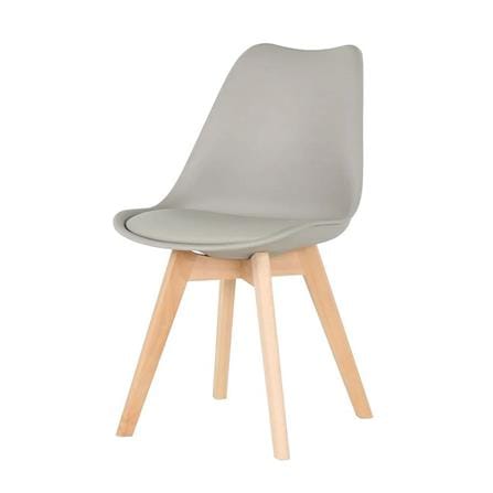 เก้าอี้ทานข้าว SB FURNITURE LIFELY สีเทา_0