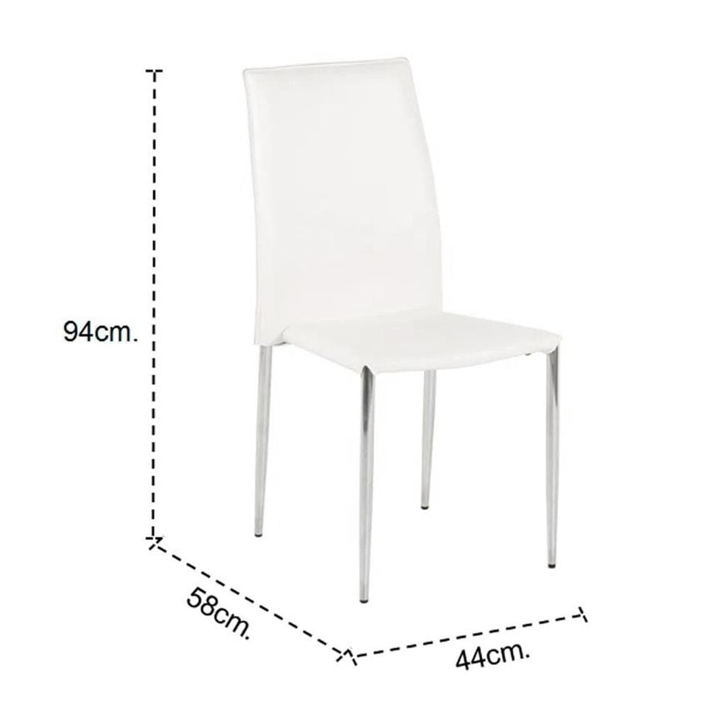 เก้าอี้ทานข้าว SB FURNITURE YINTA สีขาว