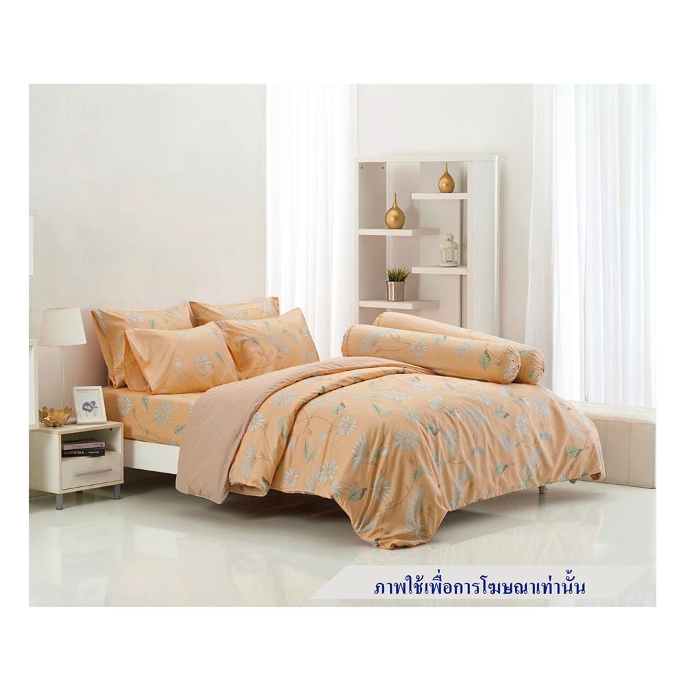 ชุดผ้าปูที่นอน 6 ฟุต 5 ชิ้น TULIP DELIGHT 60012-DL099