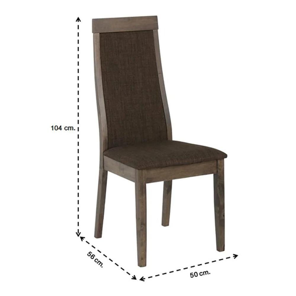 เก้าอี้ทานข้าว SB FURNITURE IRVIN สีน้ำตาลเข้ม