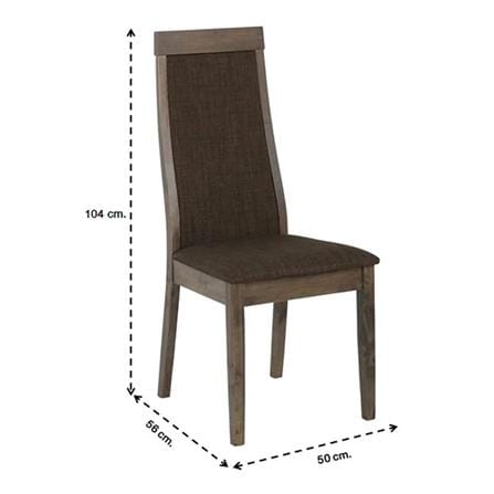 เก้าอี้ทานข้าว SB FURNITURE IRVIN สีน้ำตาลเข้ม_4