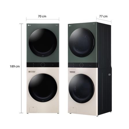 ตู้ซักผ้าและอบผ้า LG WT2116SHEG 21/16 กก. 1000RPM HEAT PUMP อินเวอร์เตอร์ สีเขียวเบจ_5