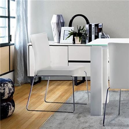 เก้าอี้ทานข้าว SB FURNITURE MOTTO 2 SL G-25 สีขาว_4