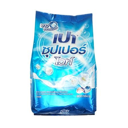 ผงซักฟอก PAO 900 กรัม SUPER WHITE