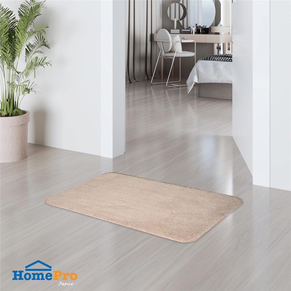 พรม HOME LIVING STYLE GLAM 45X70 ซม. สีครีม