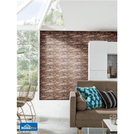 กระเบื้องผนัง 30x60 ซม. TARA โตรอนโต สโตน น้ำตาล 0.9 ตร.ม._2