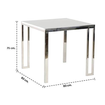 โต๊ะทานข้าว SB FURNITURE MONTIS สีขาว_2