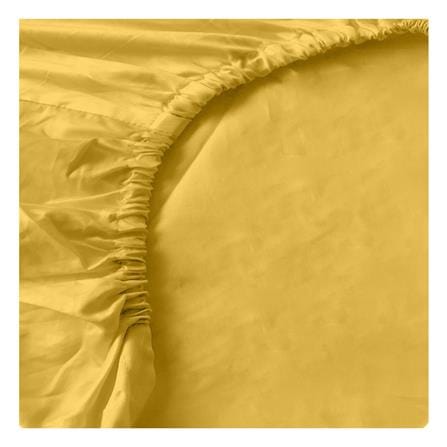 ชุดผ้าปูที่นอน 3.5 ฟุต 2 ชิ้น BENEATH SUNSHINE YELLOW สีเหลือง_4