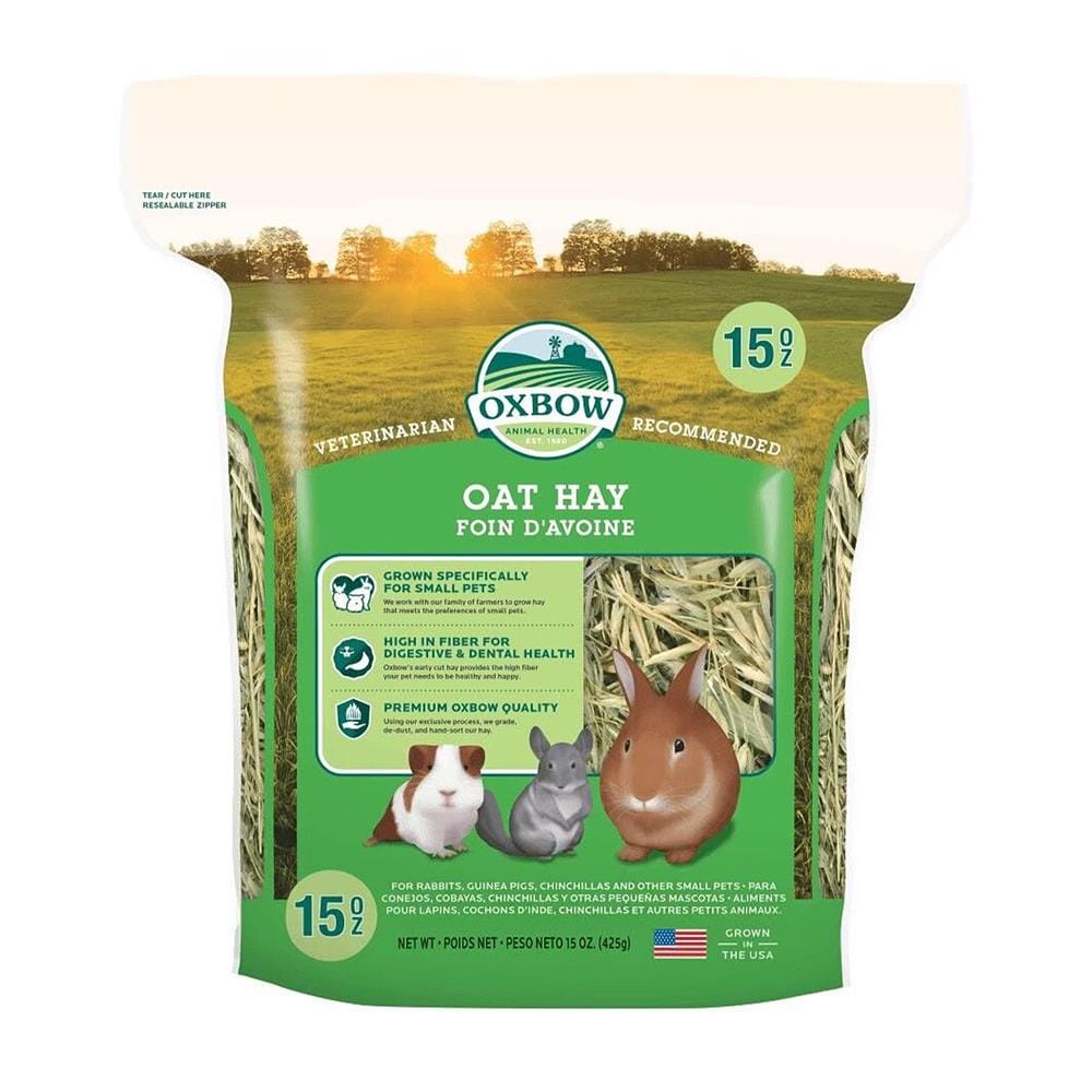 หญ้าแห้งสำหรับสัตว์ฟันแทะ OXBOW OAT HAY 15 ออนซ์