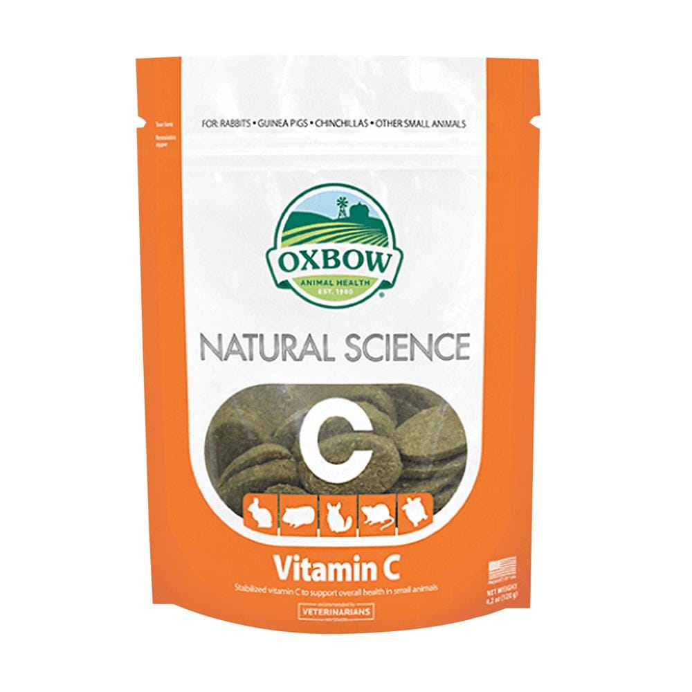 อาหารเสริมสำหรับสัตว์ฟันแทะ OXBOW NATURAL SCIENCE-VITAMIN C 120 ก.