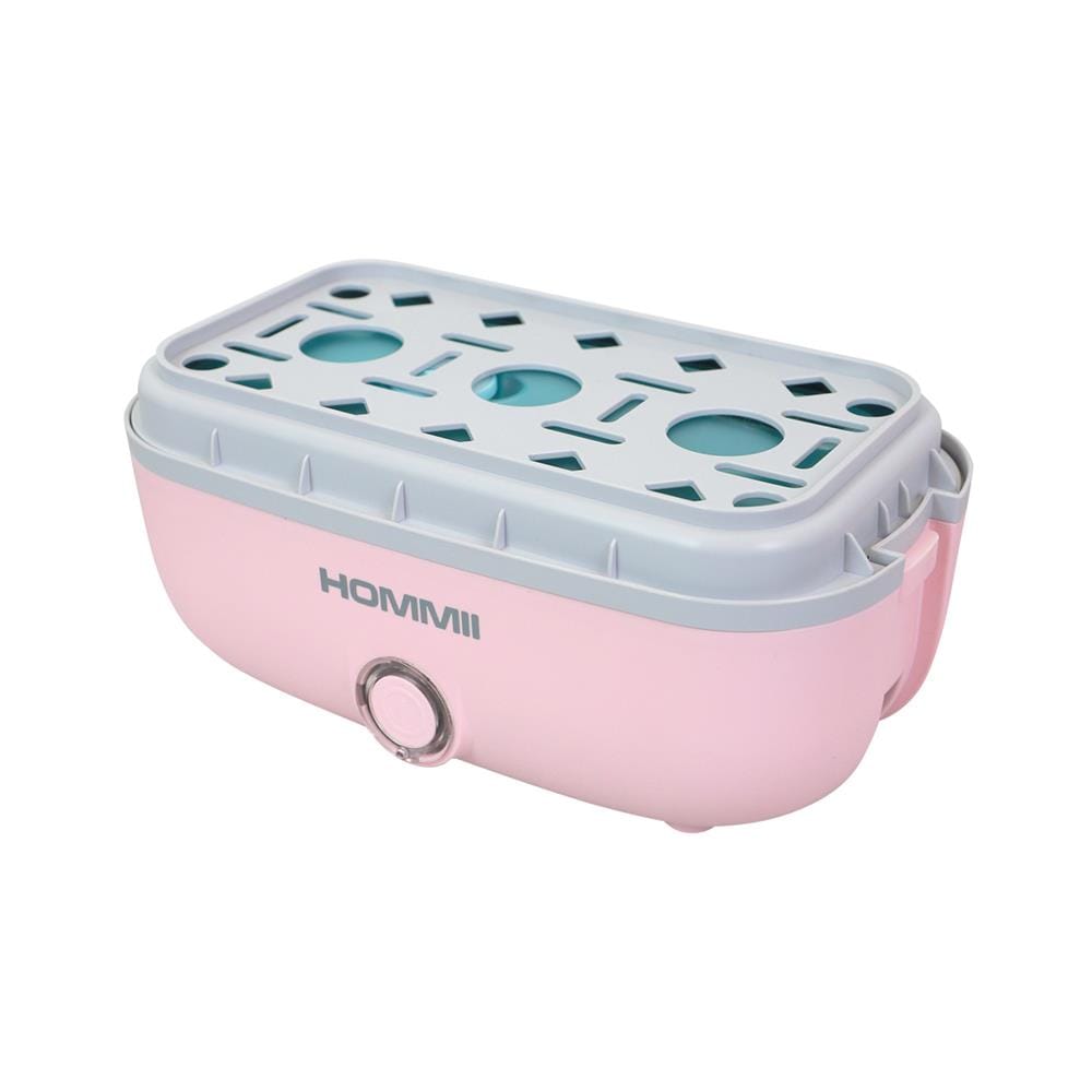 ปิ่นโตไฟฟ้า HOMMII TFH-01-PINK 1.2 ลิตร สีชมพู
