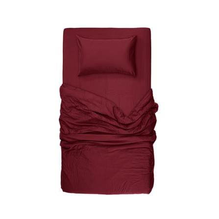 ชุดผ้าปูที่นอน 3.5 ฟุต 3 ชิ้น BENEATH BURGUNDY สีแดง_4
