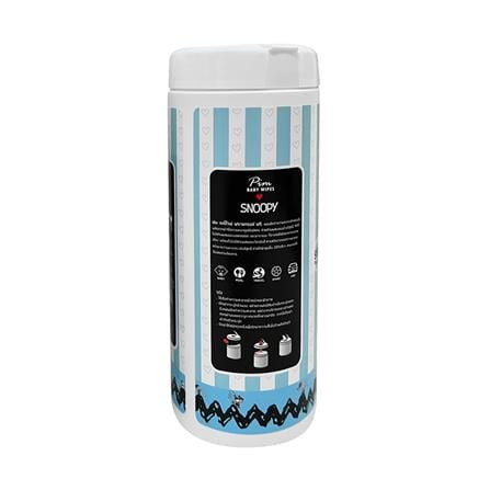 ผ้าเช็ดทำความสะอาดผิว PIM SNOOPY BABY WIPES 40 แผ่น_1