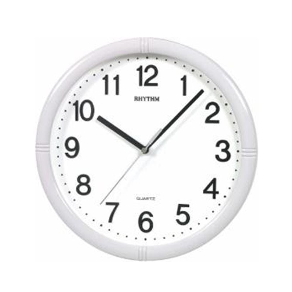 นาฬิกาแขวน RHYTHM CMG434NR03 11 นิ้ว สีขาว