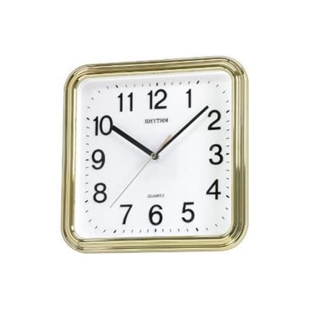 นาฬิกาแขวน RHYTHM CMG466NR18 9.5 นิ้ว สีทอง