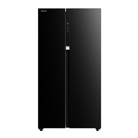 ตู้เย็น SIDE BY SIDE TOSHIBA GR-RS780WI-PGT(22) 20.6 คิว กระจกดำ อินเวอร์เตอร์_0