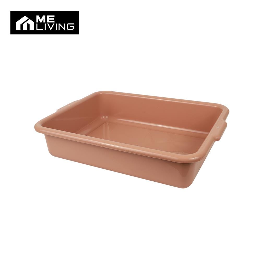 กระบะเหลี่ยม ME LIVING T-65 39x52.5x11 ซม. สีเบจ