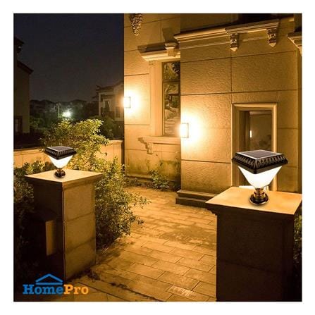 ไฟหัวเสา SOLAR PHILIPS BGC010 LED3/730 S GATE 2.1 วัตต์ WARM WHITE สีดำ_3