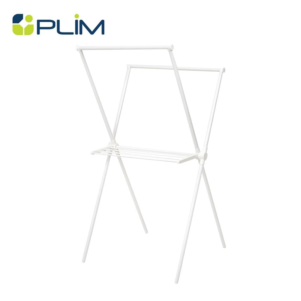 ราวแขวนผ้าขาไขว้พับได้ PLIM 72x67x134 ซม. สีขาว_0