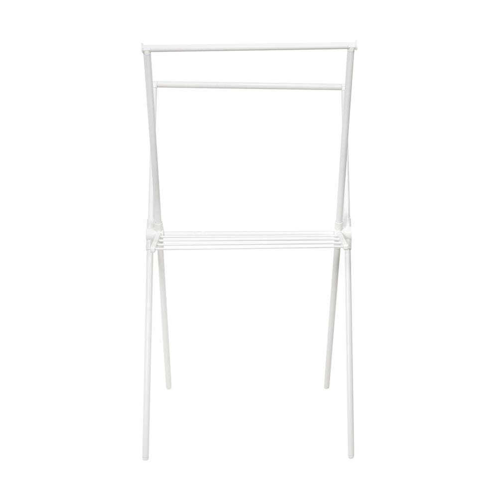 ราวแขวนผ้าขาไขว้พับได้ PLIM 72x67x134 ซม. สีขาว