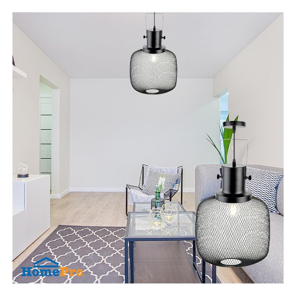 ไฟช่อ LUMAX MDL 01-02922 สีดำ 1 หัว
