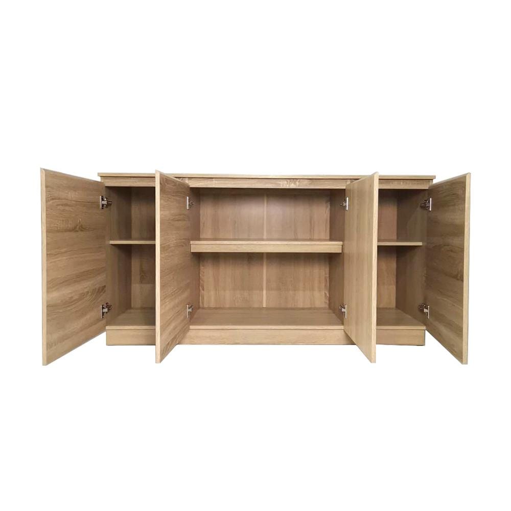 ตู้วางทีวี ME LIVING 160 ซม. สี SOLID OAK/MARBLE GREY