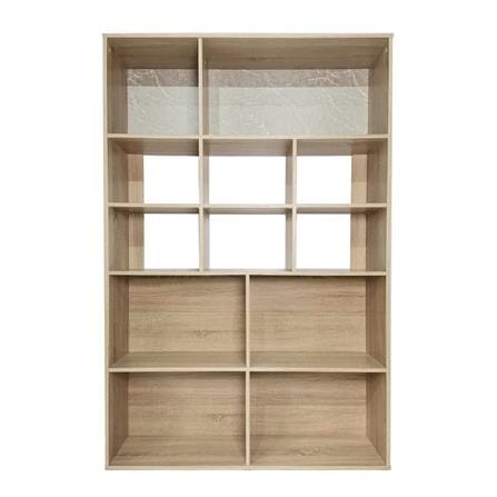 ชั้นวางของ 5 ชั้น ME LIVING สี SOLID OAK/MARBLE GREY