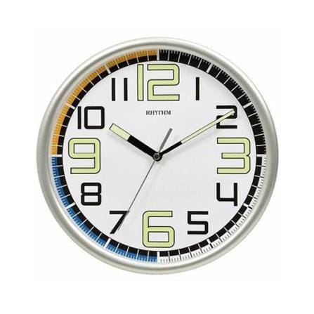 นาฬิกาแขวน RHYTHM CMG596NR19 10 นิ้ว สีขาว_0