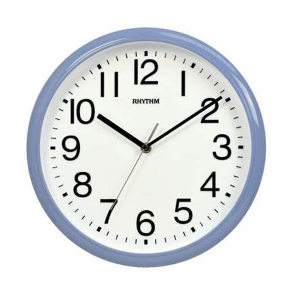 นาฬิกาแขวน RHYTHM CMG579NR04 11.5 นิ้ว สีฟ้า