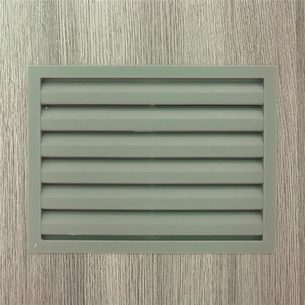 ประตูห้องน้ำ UPVC AZLE BN-01 เกล็ดล่าง 70X200 ซม. สีครีม ลายไม้ เจาะลูกบิด