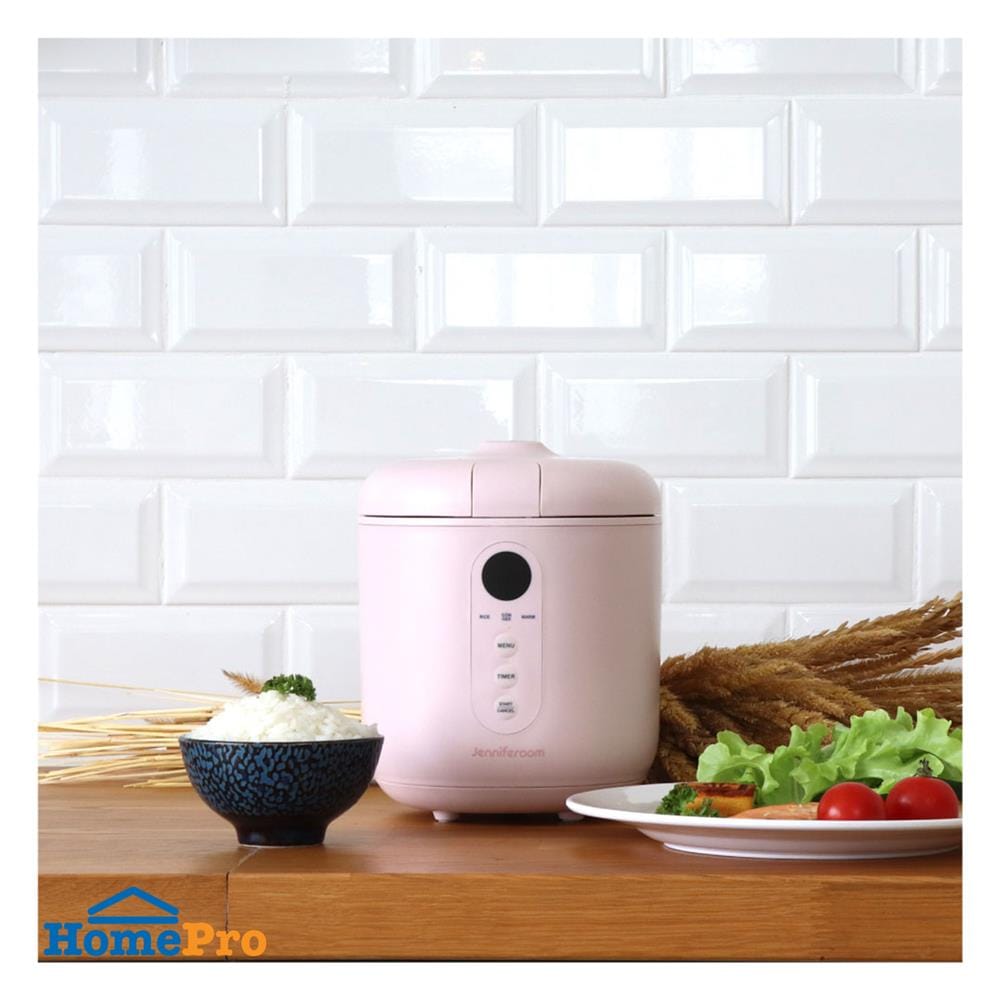 หม้อหุงข้าว DIGITAL JENNIFEROOM JRTH-R0810WH 0.8 ลิตร สีชมพู