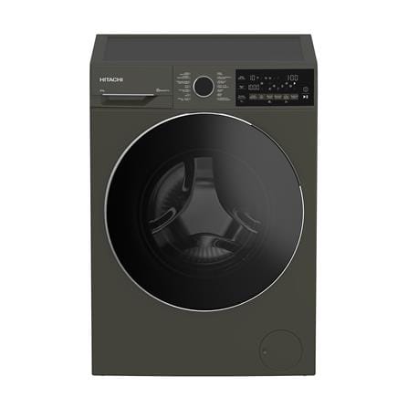 เครื่องซักผ้าฝาหน้า HITACHI BD100XFVEADM 10 กก. 1400RPM อินเวอร์เตอร์ สีเทา_0