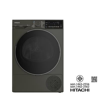 เครื่องซักผ้าฝาหน้า HITACHI BD100XFVEADM 10 กก. 1400RPM อินเวอร์เตอร์ สีเทา_6