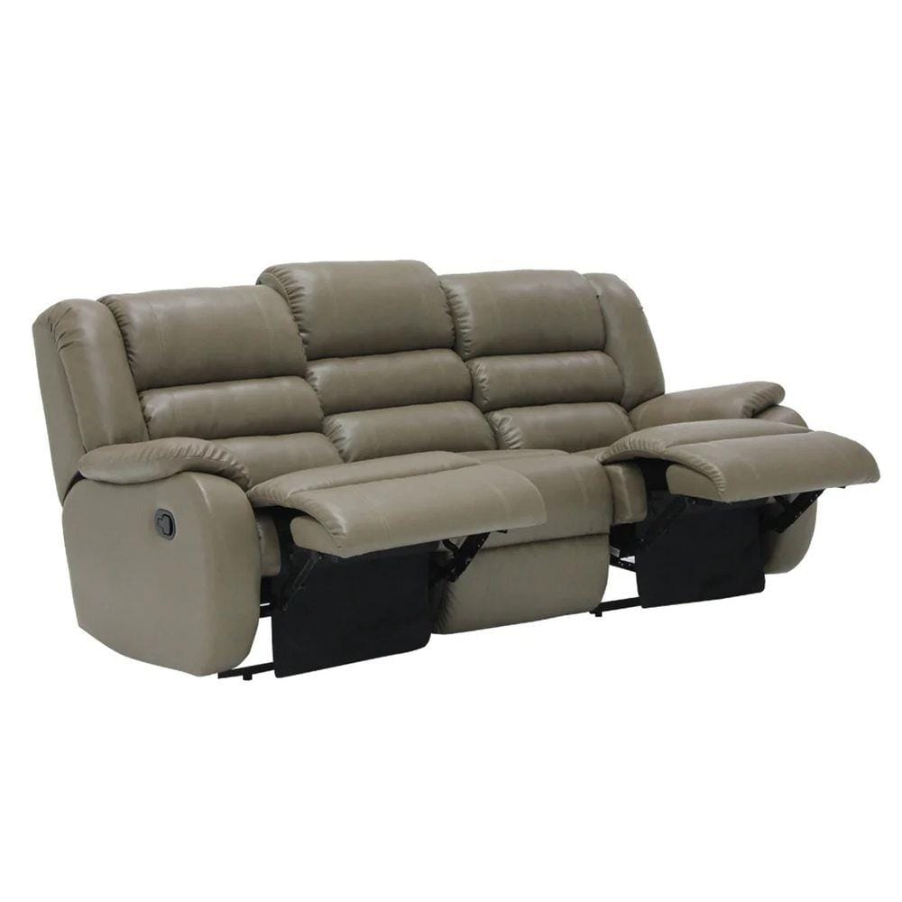 RECLINER 3 ที่นั่ง KONCEPT PICO สีน้ำตาลอ่อน