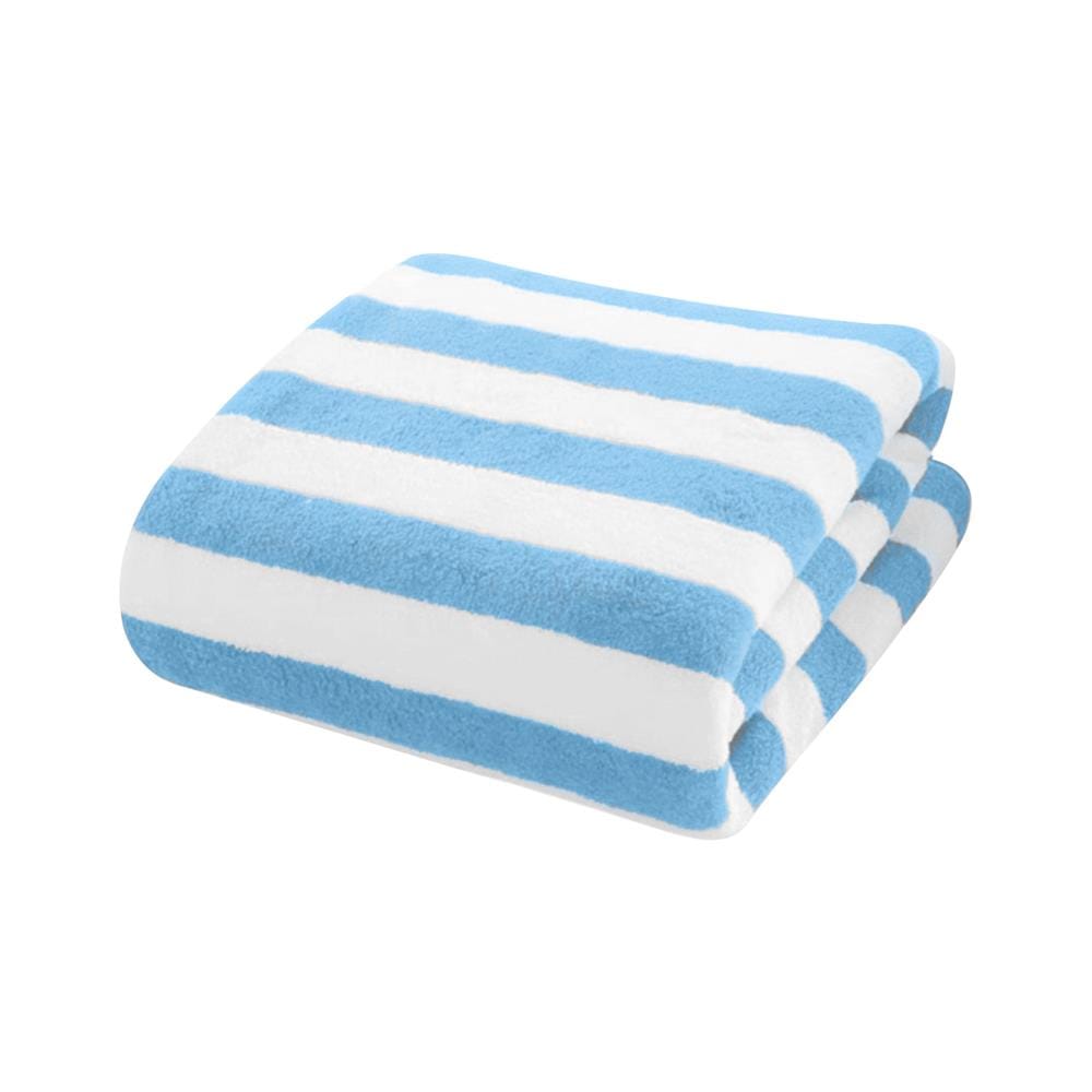 ผ้าขนหนู HANSEN 27X55 นิ้ว สี WHITE-BLUE
