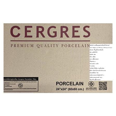 กระเบื้องพื้นพอร์ซเลน 60x60 ซม. CERGRES มิรันเต้ เทาอ่อน A 1.44_5