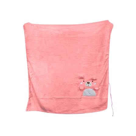 ผ้าห่ม HANSEN BEAR 32X40 นิ้ว สี PINK_1