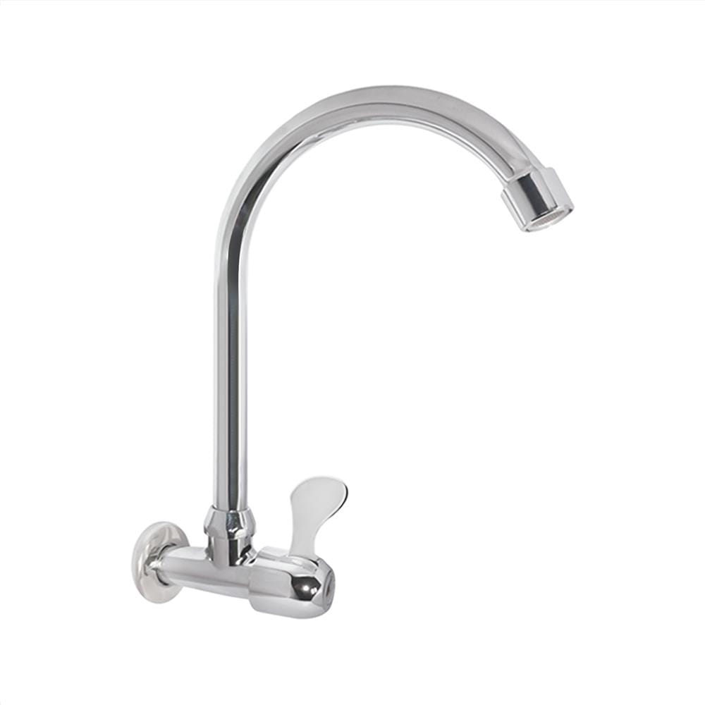 ก๊อกซิงค์เดี่ยวผนัง BATH TIME BT-001-3 สีโครม