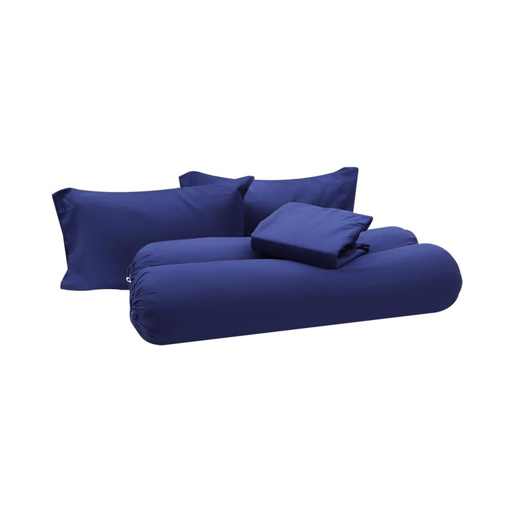 ชุดผ้าปูที่นอน 5 ฟุต 5 ชิ้น ME LIVING PANTONE NAVY