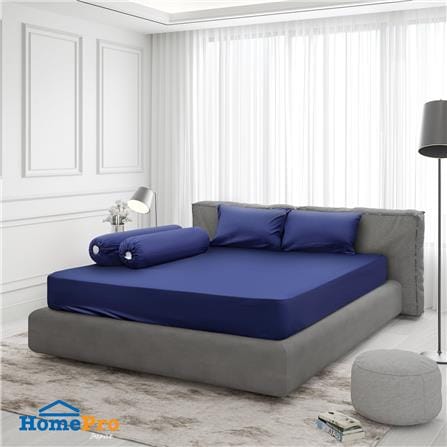 ชุดผ้าปูที่นอน 5 ฟุต 5 ชิ้น ME LIVING PANTONE NAVY_0
