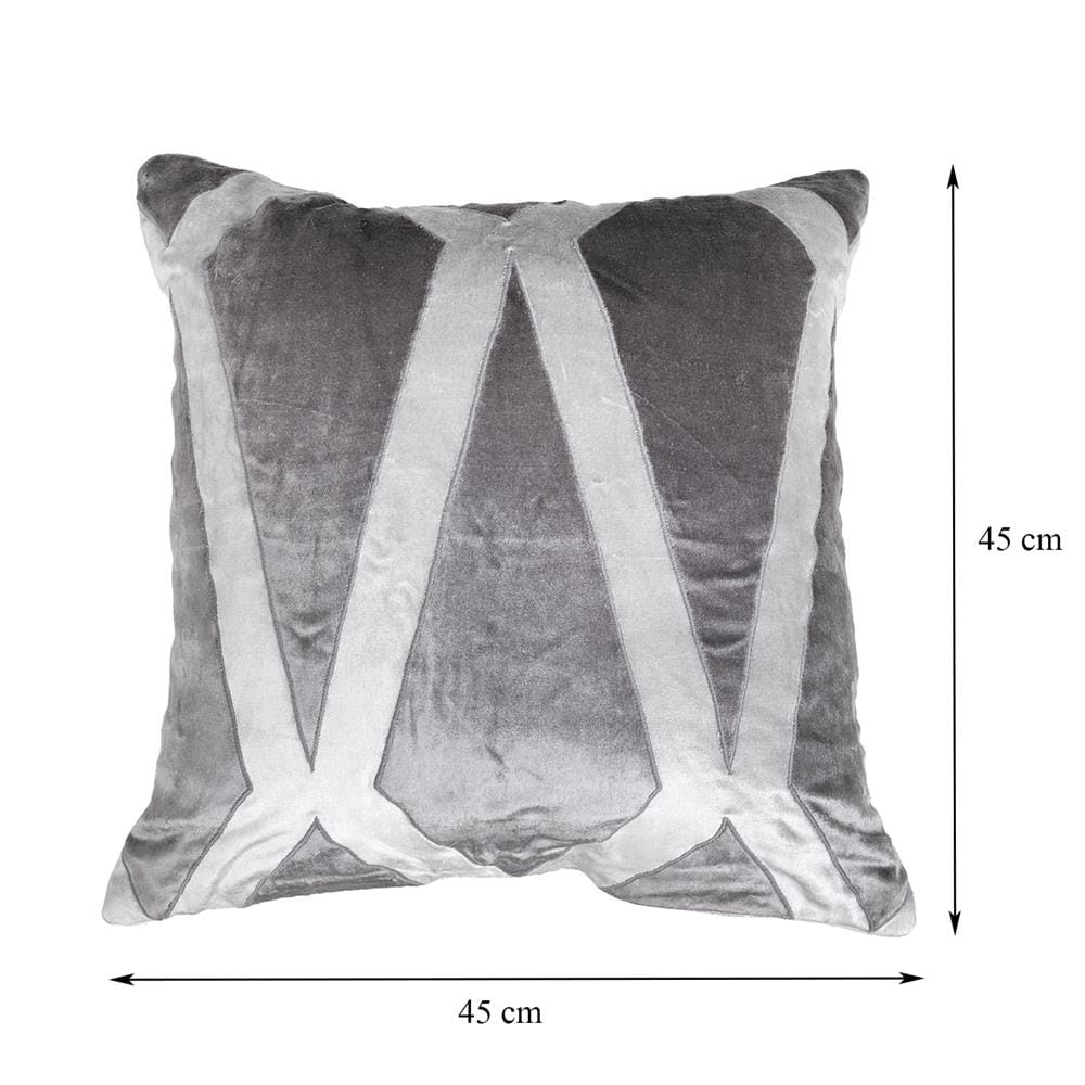 หมอนอิง HOME LIVING STYLE MONIQUE 18X18 นิ้ว สีเทา