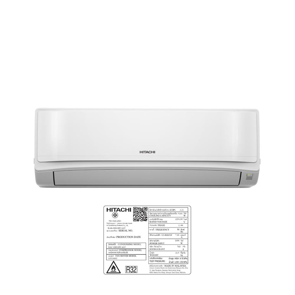 แอร์ผนัง HITACHI RAK/RACDH18PCAST 18300 บีทียู อินเวอร์เตอร์